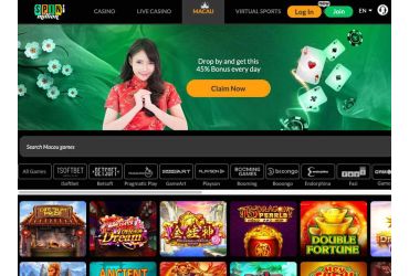 Macao spins on the main page of Spin Million casino